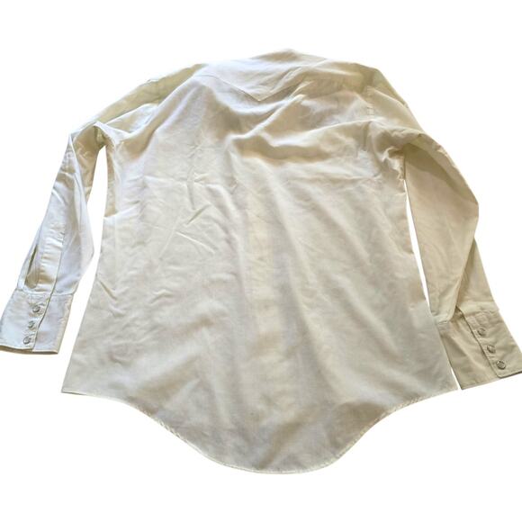 Vintage Authentic Western Posada Borracho Embroidered Long Sleeve Shirt SZ 16 - Picture 2 of 9